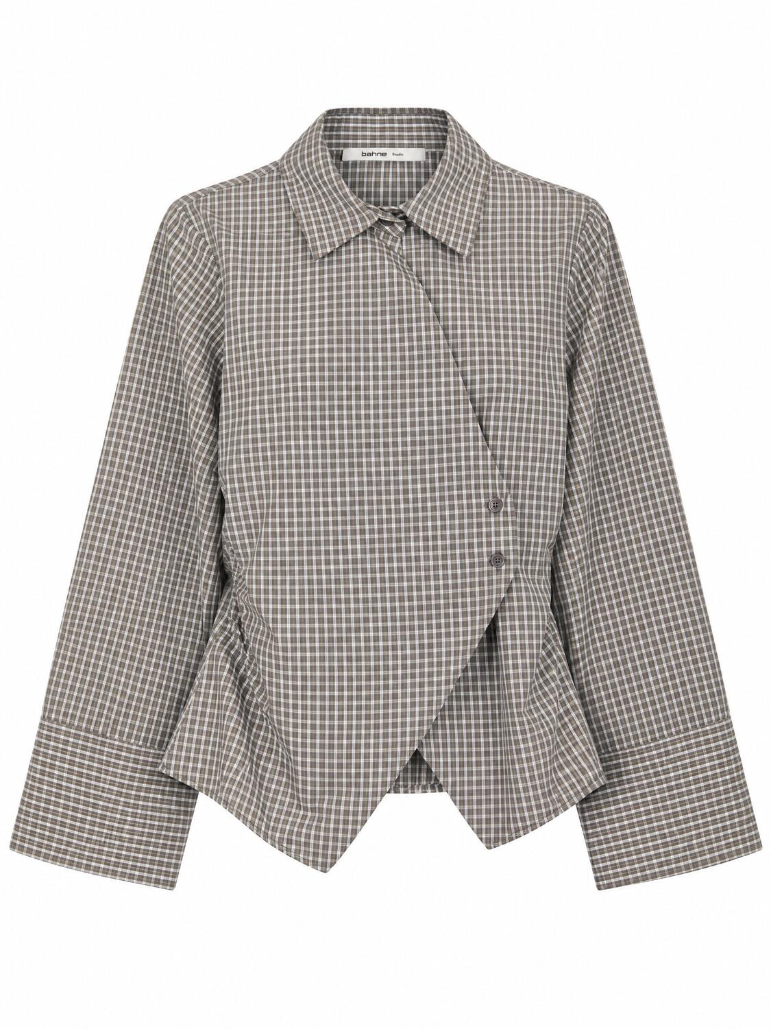 Menli Check skjorte – Dusty Grey
